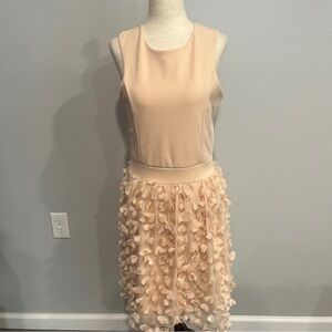 Carla Conti Sleeveless Blush Pink Cocktail Dress Medium
